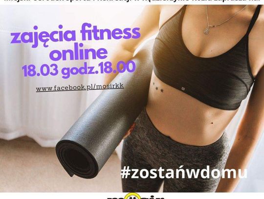 Zostań w domu i... rusz się z kanapy! MOSiR organizuje zajęcia fitness online