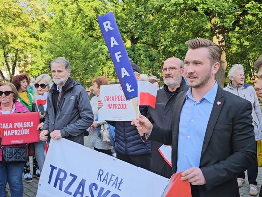 Zwolennicy Rafała Trzaskowskiego mobilizują się przed niedzielnym głosowaniem. Wiec poparcia w Parku Pojednania