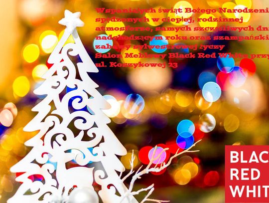 Życzenia bożonarodzeniowe i noworoczne Black Red White dla Czytelników KK24.pl