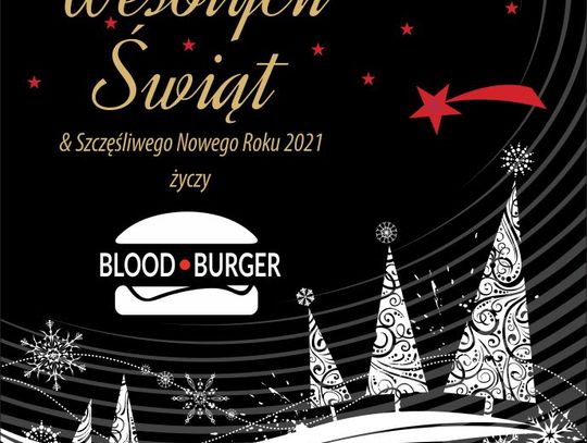 Życzenia bożonarodzeniowe i noworoczne Blood Burgera dla Czytelników KK24.pl