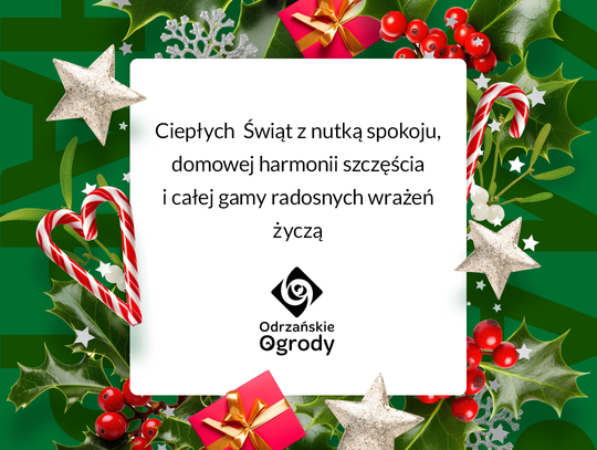 Życzenia bożonarodzeniowe i noworoczne Galerii Odrzańskie Ogrody a dla Czytelników KK24.pl