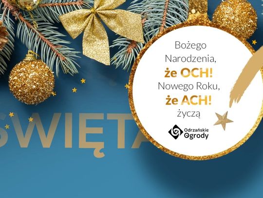 Życzenia bożonarodzeniowe i noworoczne Galerii Odrzańskie Ogrody dla Czytelników KK24.pl