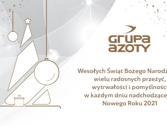 Życzenia bożonarodzeniowe i noworoczne Grupy Azoty ZAK S.A. dla Czytelników KK24.pl