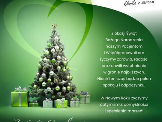 Życzenia bożonarodzeniowe i noworoczne Kliniki Nova dla Czytelników KK24.pl