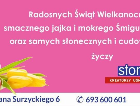 Życzenia wielkanocne firmy Stomatologia Cybulscy dla Czytelników KK24.pl