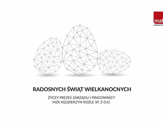 Życzenia Wielkanocne Miejskiego Zakładu Komunikacyjnego dla Czytelników KK24.PL