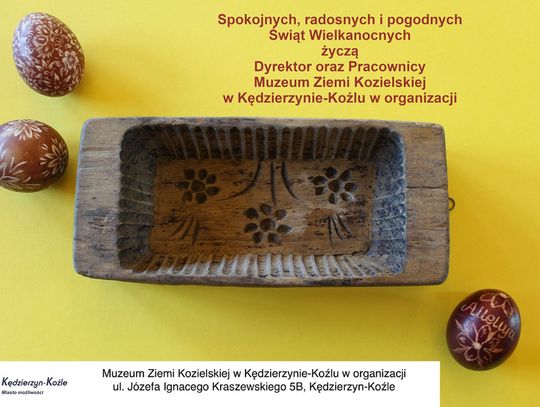 Życzenia wielkanocne Muzeum Ziemi Kozielskiej dla Czytelników KK24.pl