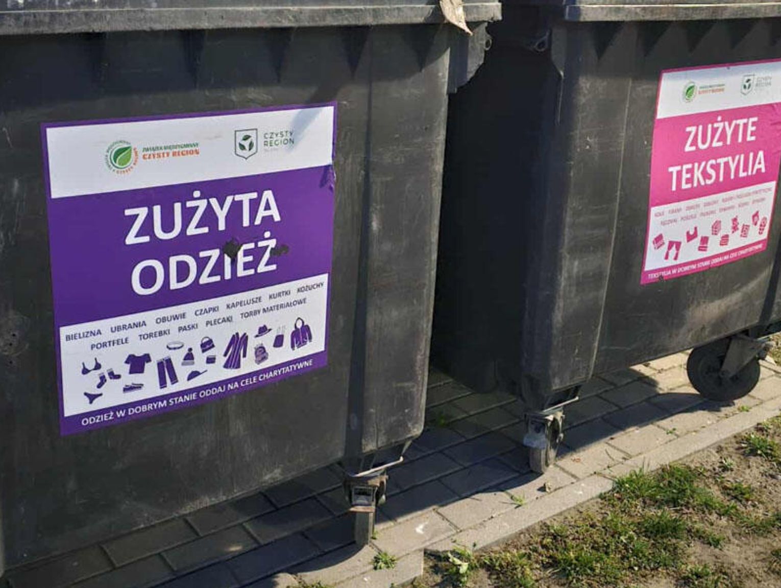 Będzie można pozbyć się zużytej odzieży i tekstyliów. Od poniedziałku kontenery w różnych punktach Kędzierzyna-Koźla