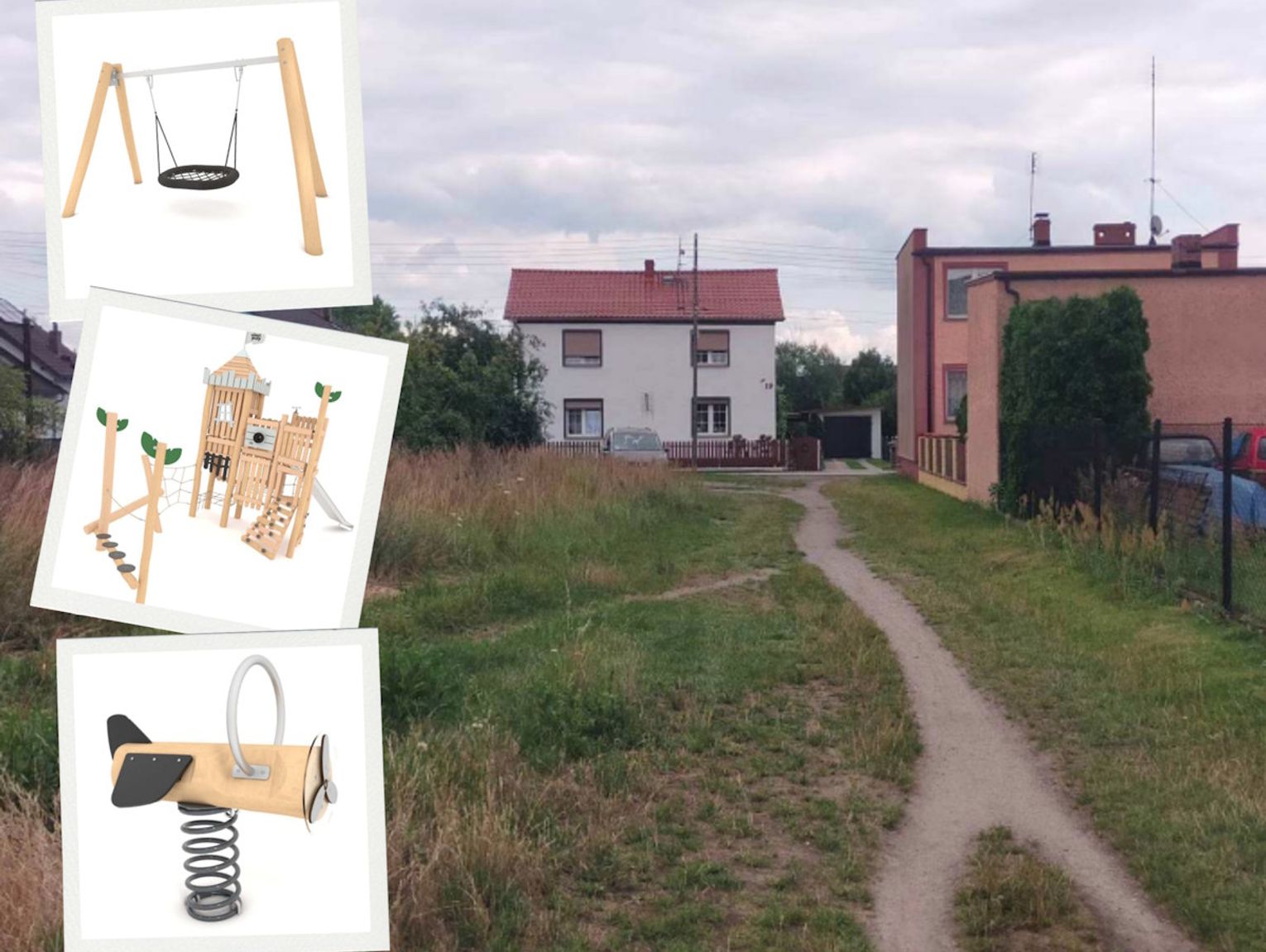 Dwie koncepcje budowy nowego placu zabaw w Cisowej. Mieszkańcy mogą zaopiniować projekty