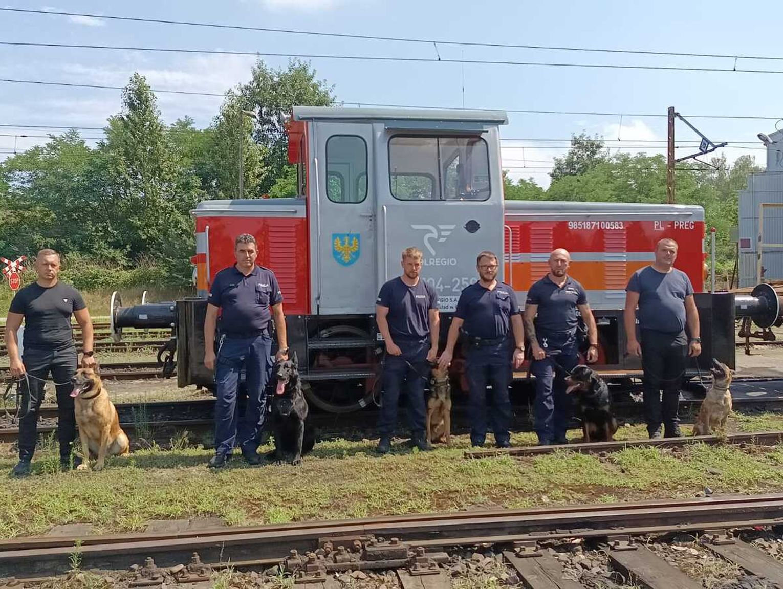 Dworzec zamienił się w poligon. Policyjne psy ćwiczyły pościgi i wykrywanie narkotyków