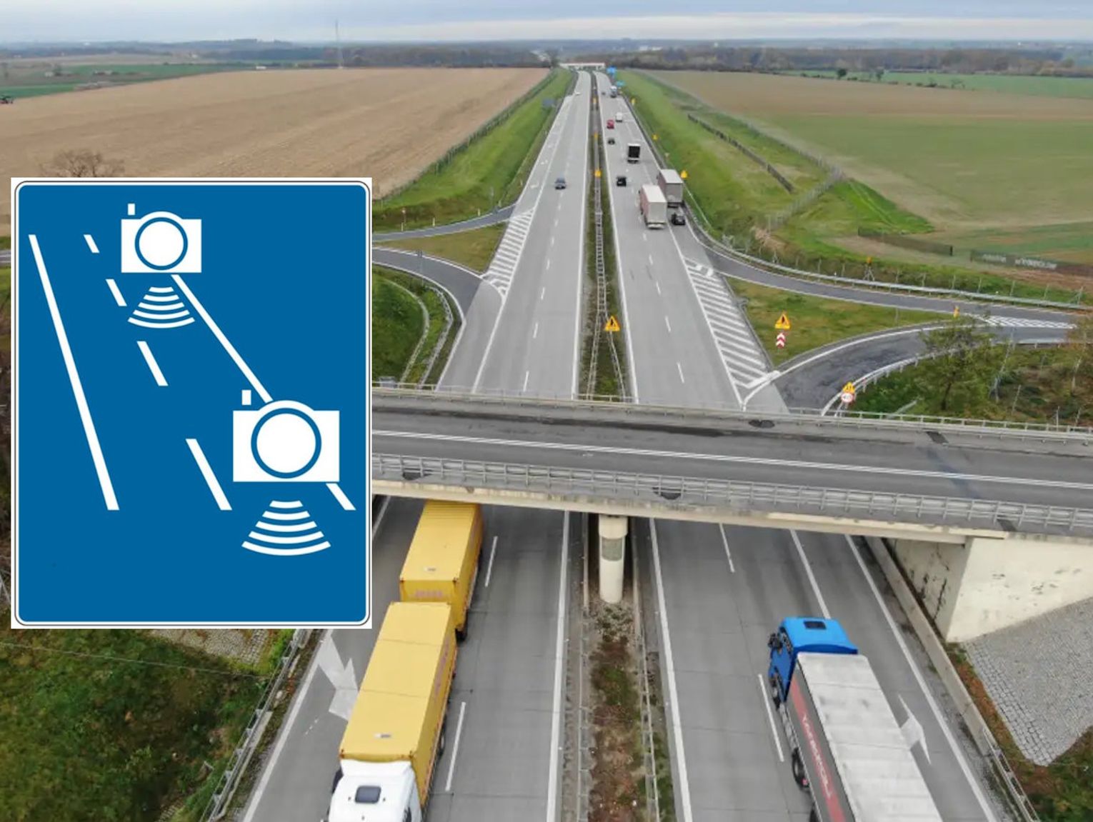 Dziś utrudnienia na opolskim odcinku A4. Drogowcy instalują kamery do odcinkowego pomiaru prędkości