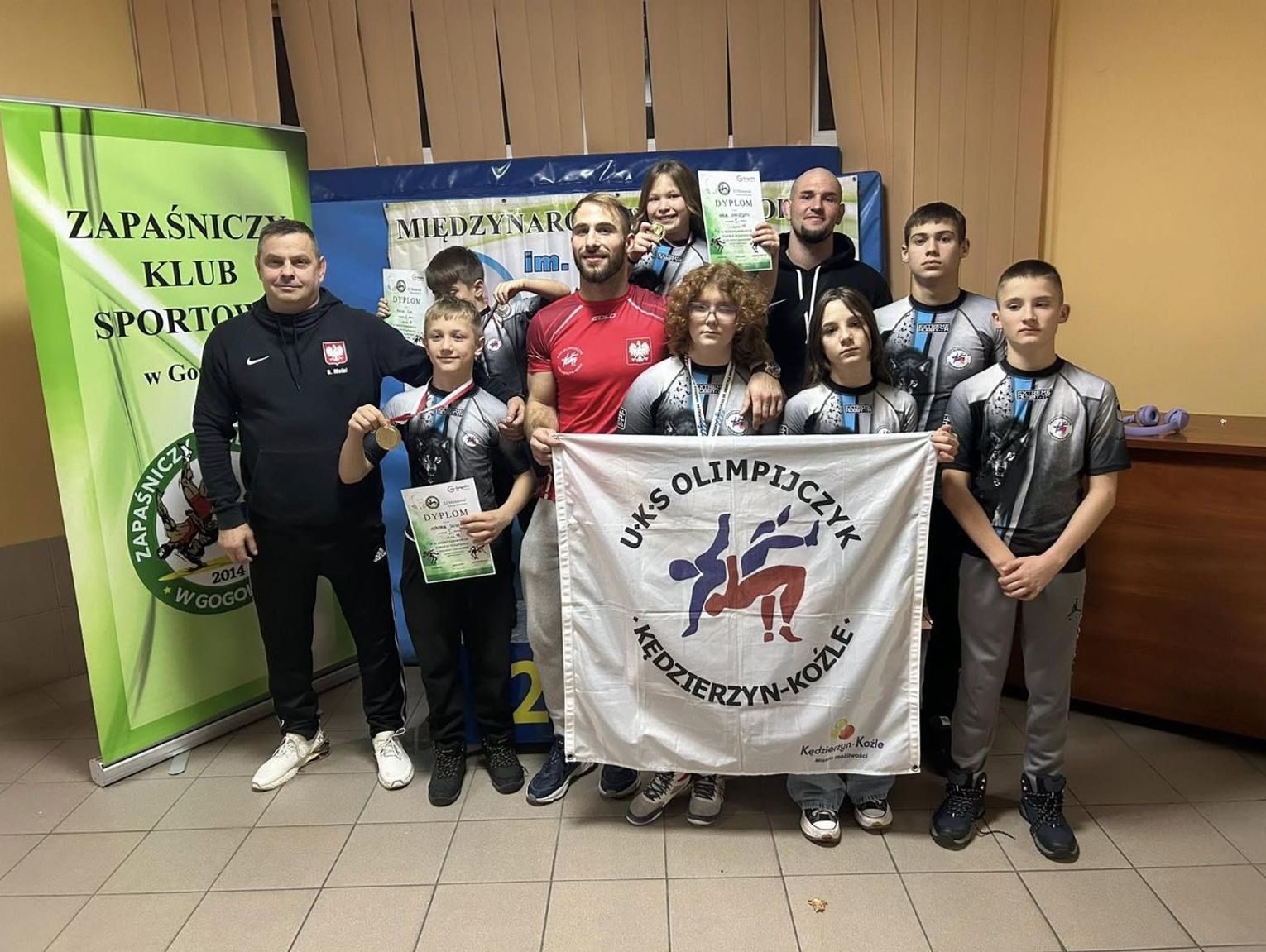 Ekipa "Olimpijczyka" wywalczyła cztery medale na międzynarodowym turnieju zapaśniczym w Gogolinie
