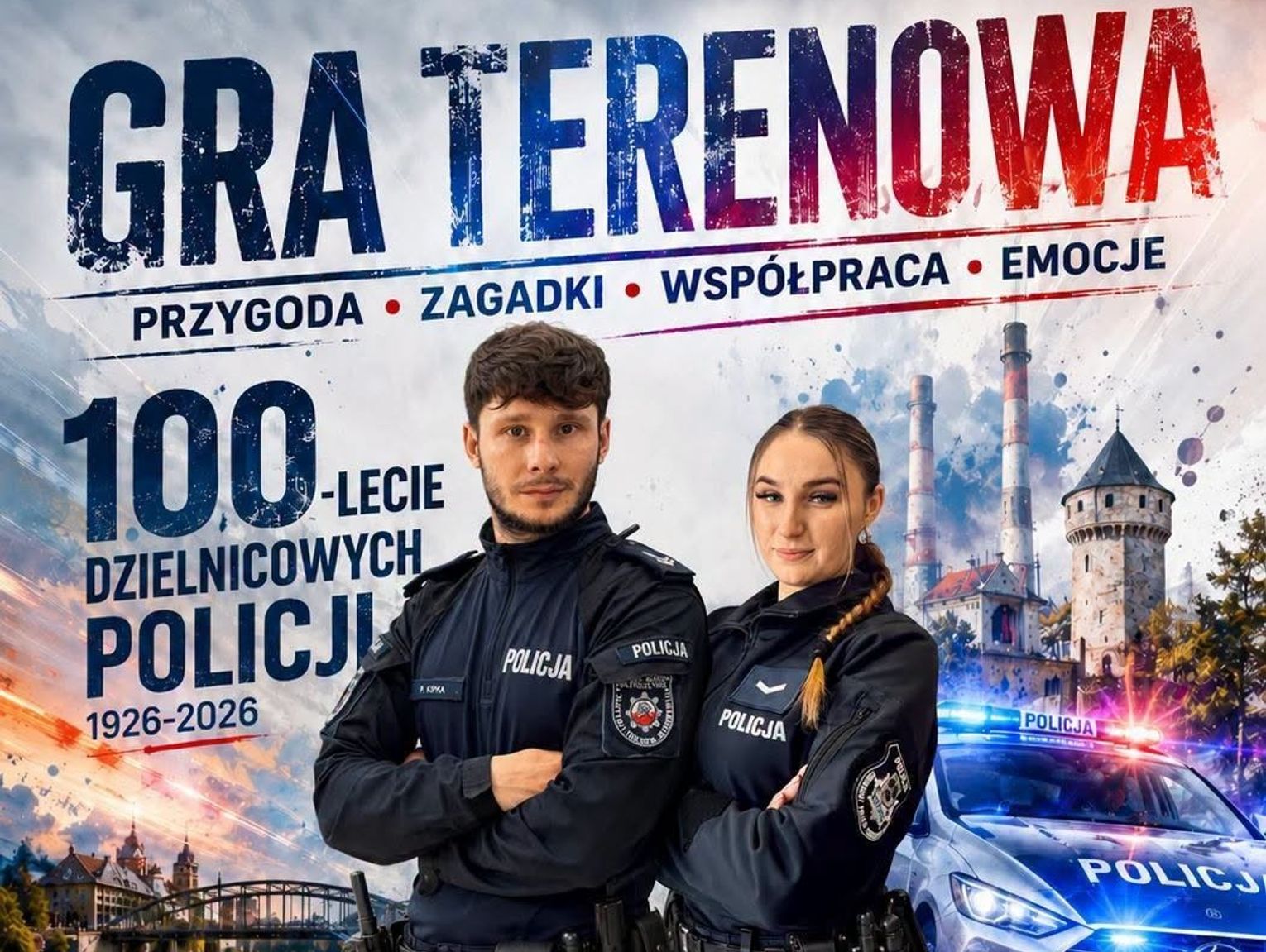 Gra terenowa z okazji 100-lecia policji. W niedzielę rusza wyjątkowe wydarzenie