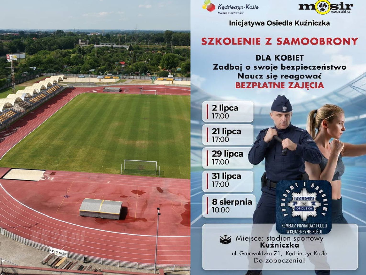 Już jutro startują warsztaty samoobrony dla kobiet w Kędzierzynie-Koźlu. Policjanci zapraszają na cykl spotkań