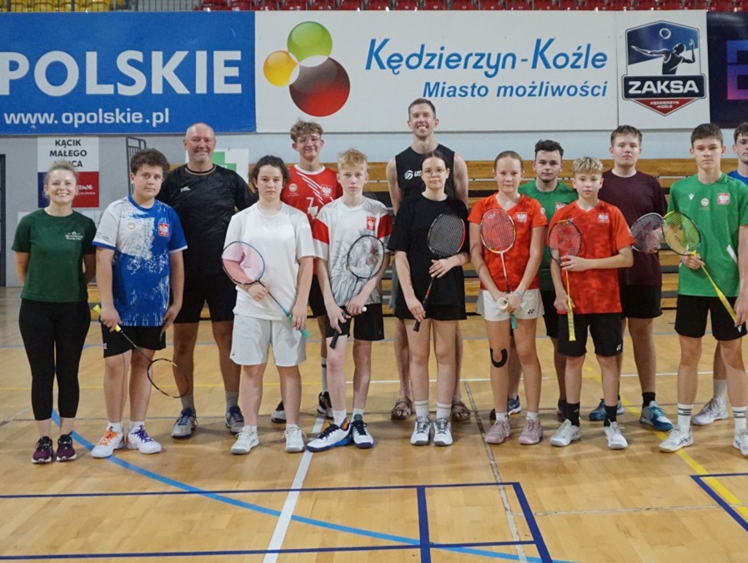 Kadra narodowa w badmintonie szlifowała formę w Hali Azoty. David Smith gościem na zgrupowaniu
