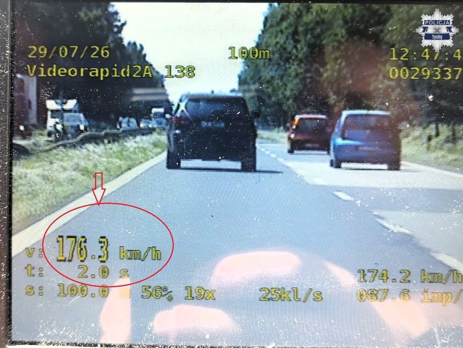 Kierowca z Kędzierzyna-Koźla pędził BMW 176 km/h. Dostał 2500 zł mandatu