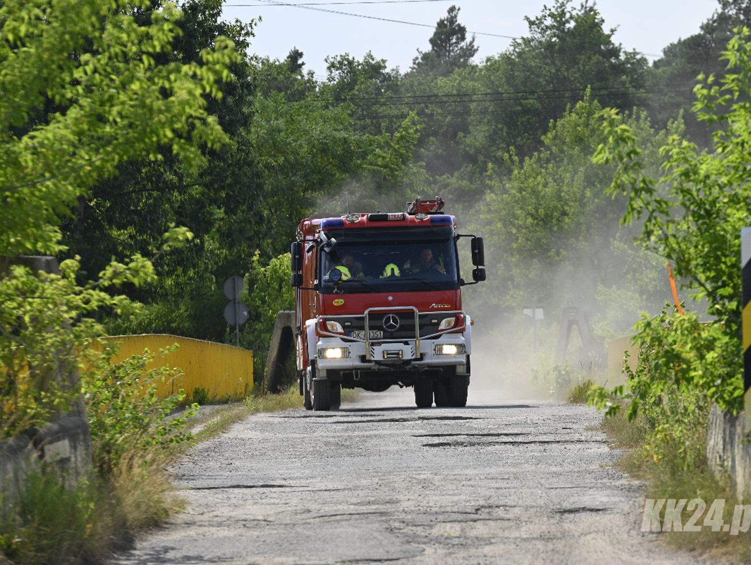 Kolejne dwa pożary w lesie. Służby w akcji między Śródmieściem, Azotami a Sławięcicami