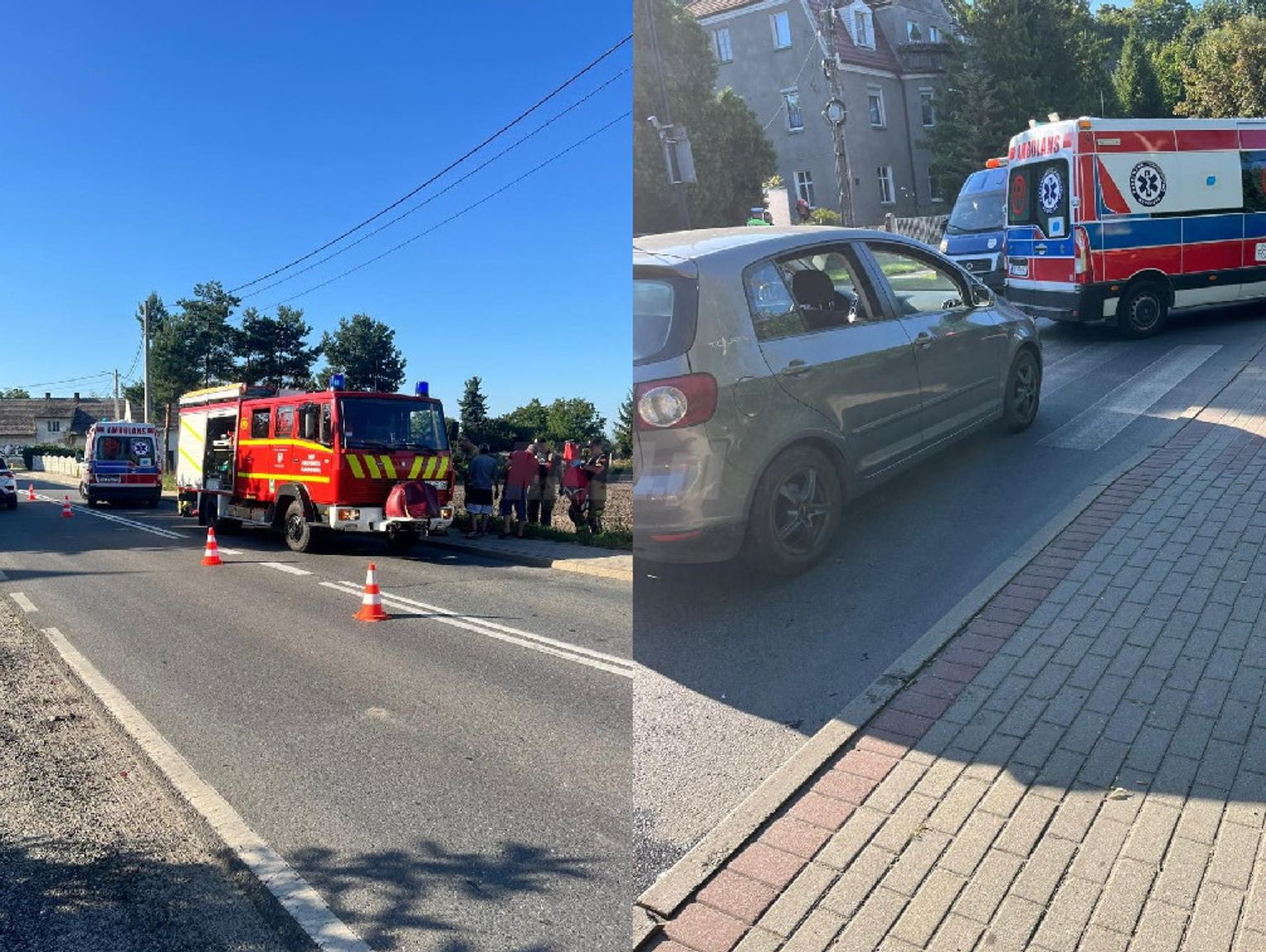 Kolizja w Kędzierzynie-Koźlu i wypadek w Mechnicy. Interweniowały służby