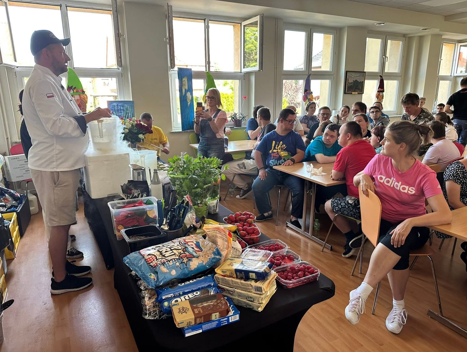 Lodowa magia w „Promyczku”. Nauka i smaki w temperaturze -196 stopni