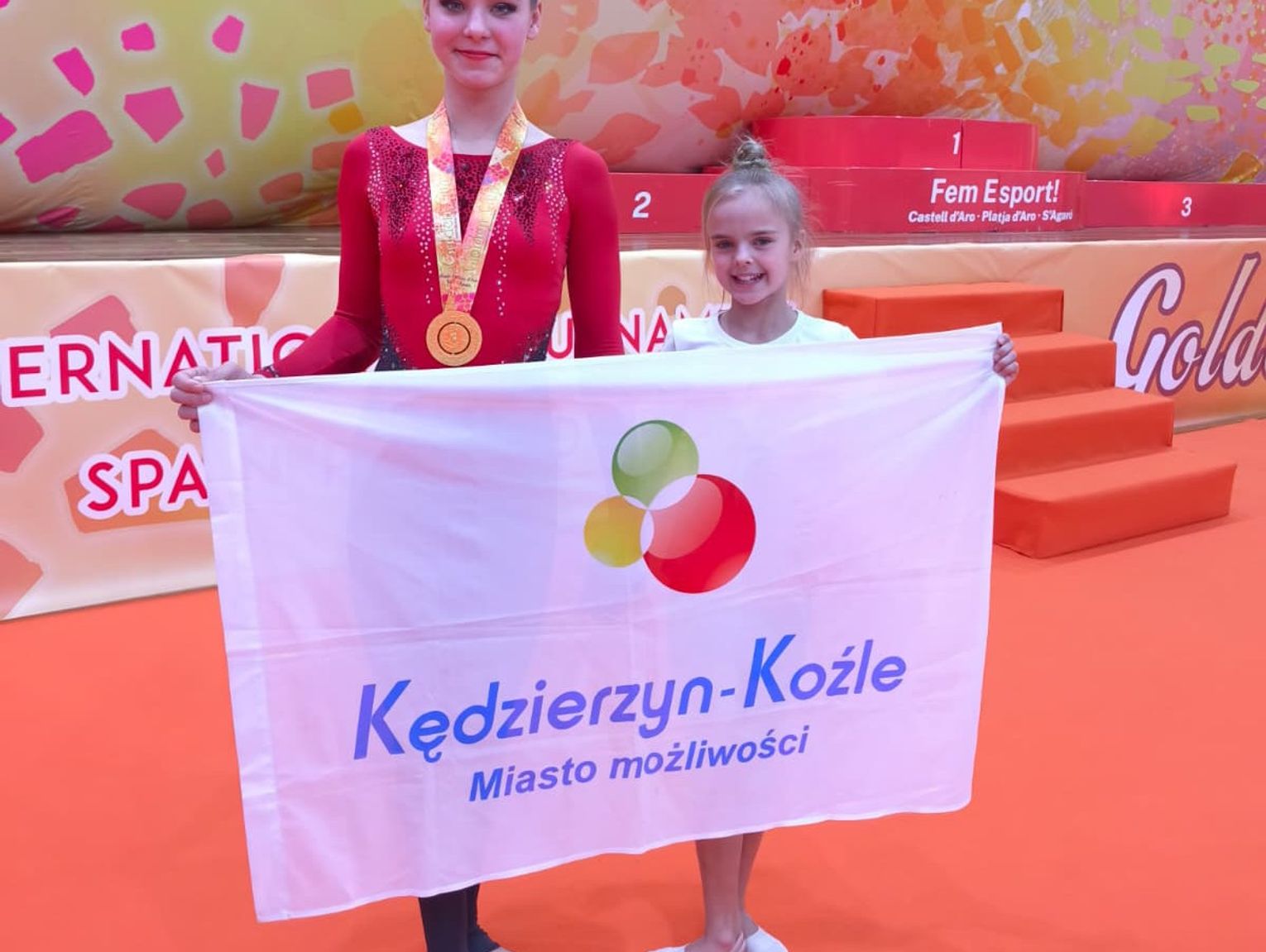 Maja Marek i Nadia Charytanowicz ze złotymi medalami na turnieju gimnastycznym w Hiszpanii