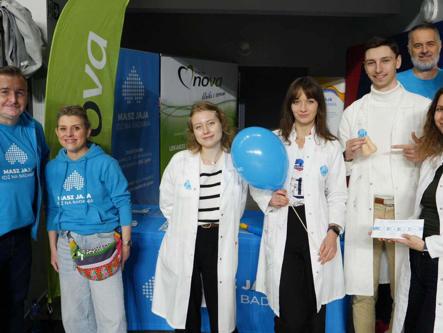 Mecz Zaksy i akcja Movember w Hali Azoty. Panowie korzystali z bezpłatnych badań urologicznych