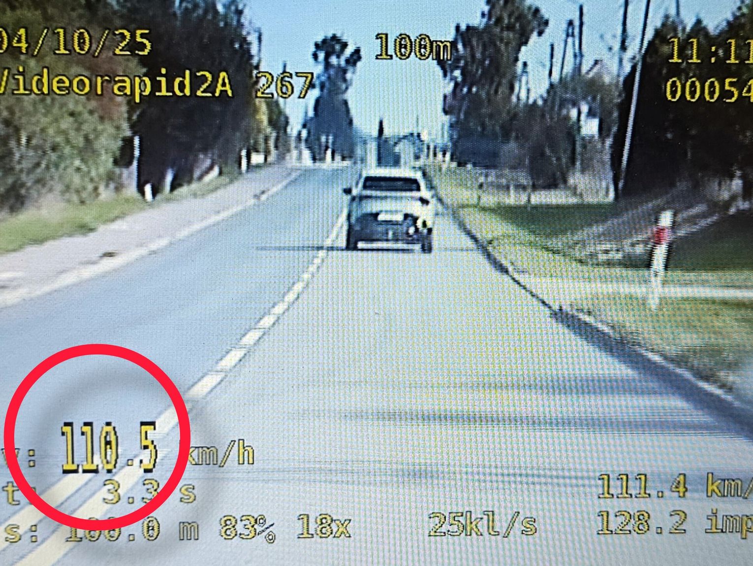 Mieszkaniec Kędzierzyna-Koźla z "ciężką nogą" zatrzymany przez strzelecką policję. Pożegnał się z prawkiem