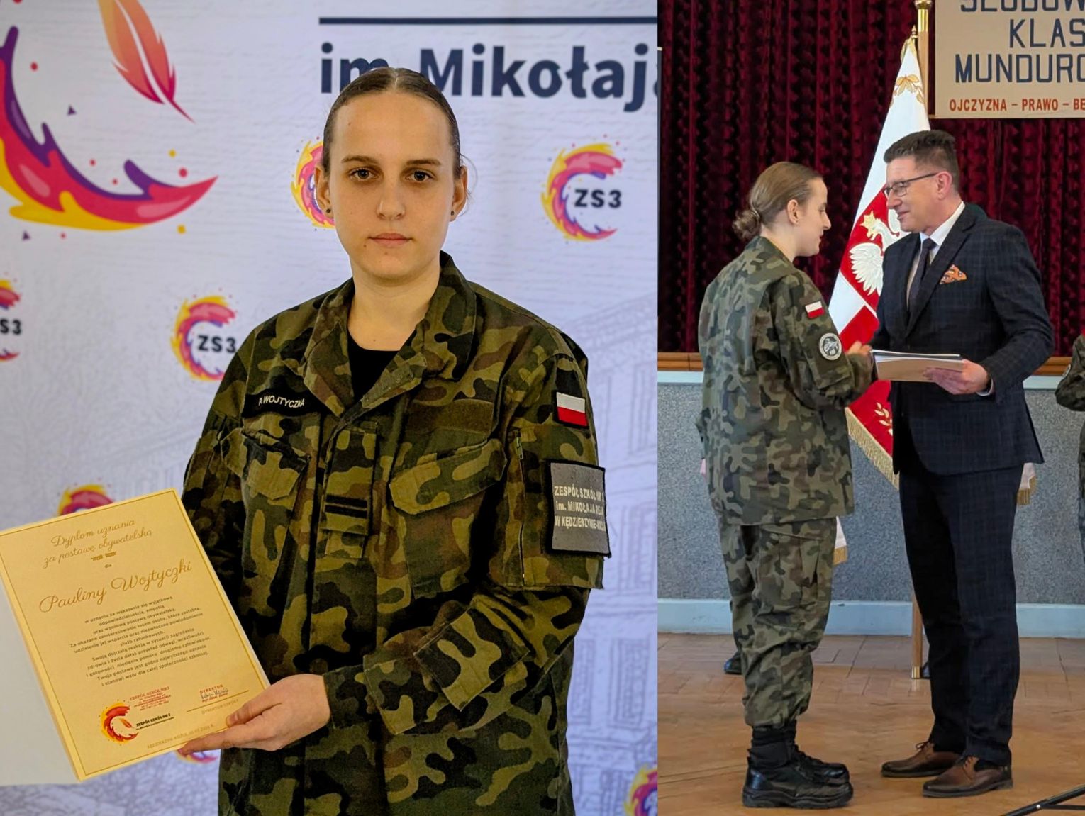 Nie były obojętne. Uczennice z mundurówki ruszyły z pomocą, gdy inni tylko patrzyli