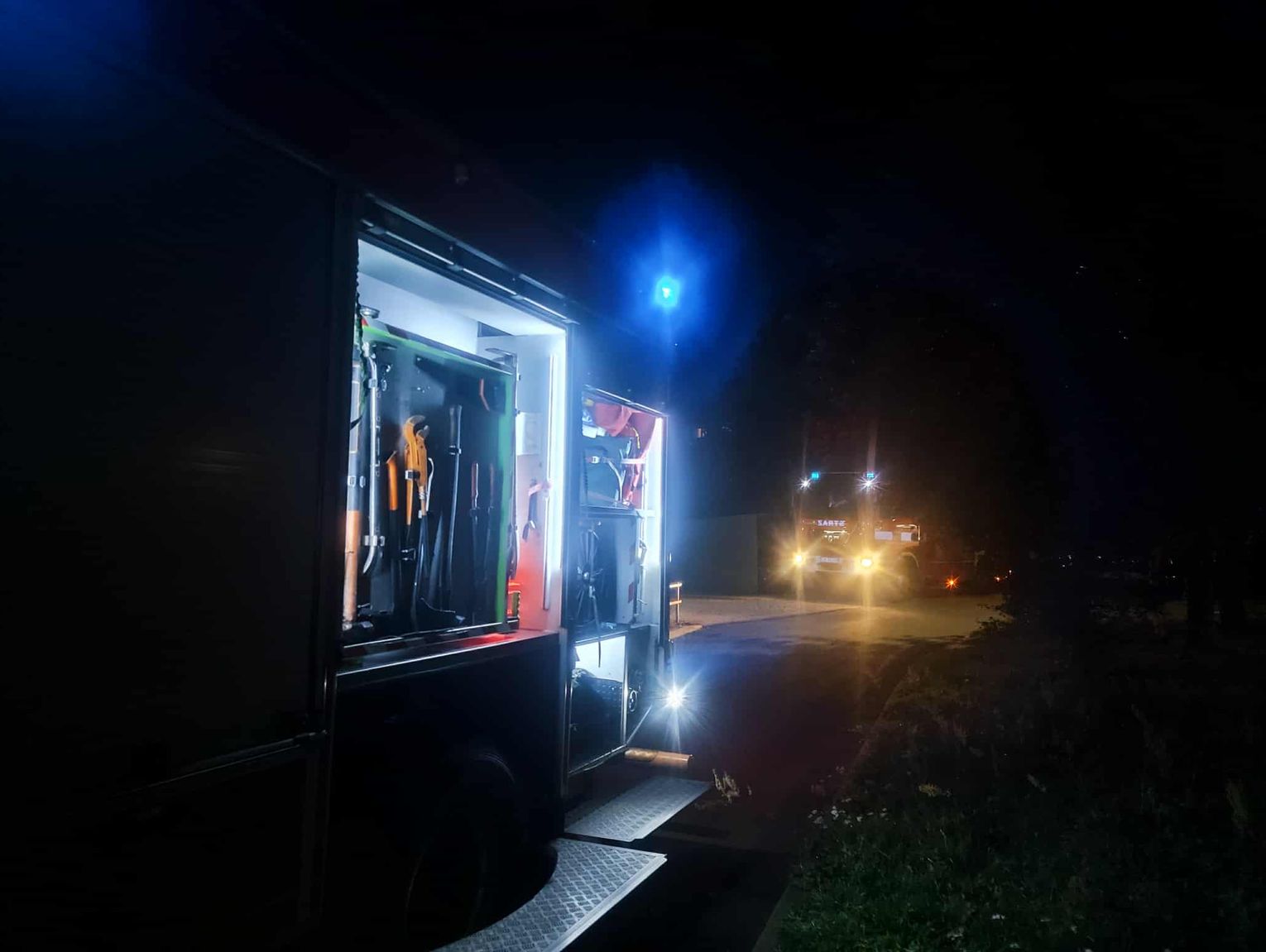 Otwarcie mieszkania w Koźlu. Niestety, tym razem na pomoc było za późno