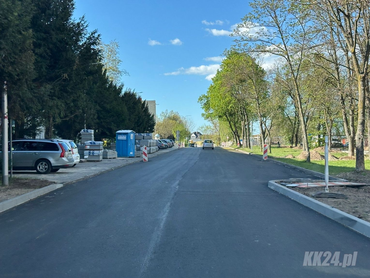 Trwa remont ulicy Bema. Niestety nie wszyscy przestrzegają zasad parkowania