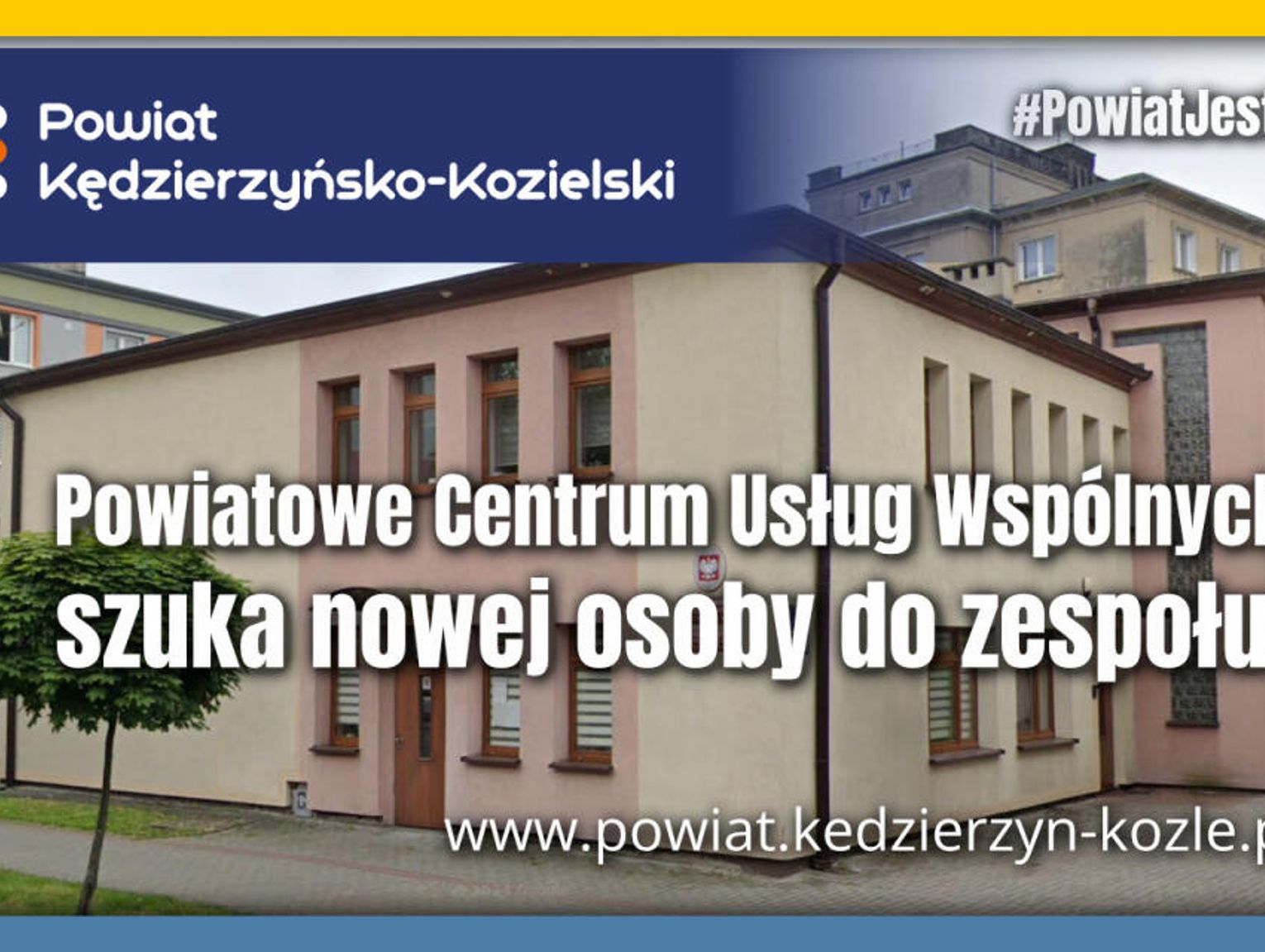 Powiatowe Centrum Usług Wspólnych szuka nowej osoby do zespołu. Wolne stanowisko urzędnicze