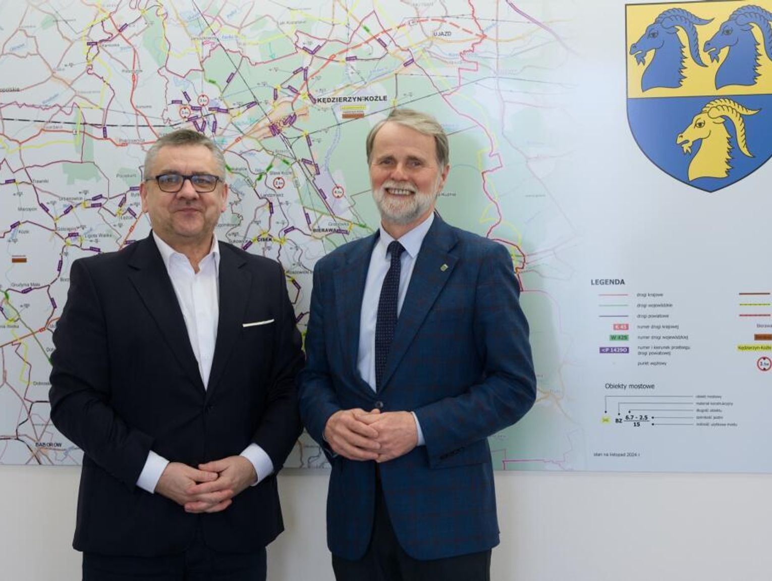 Starostowie Artur Maruszczak i Waldemar Gaida rozmawiali o współpracy w ochronie zdrowia