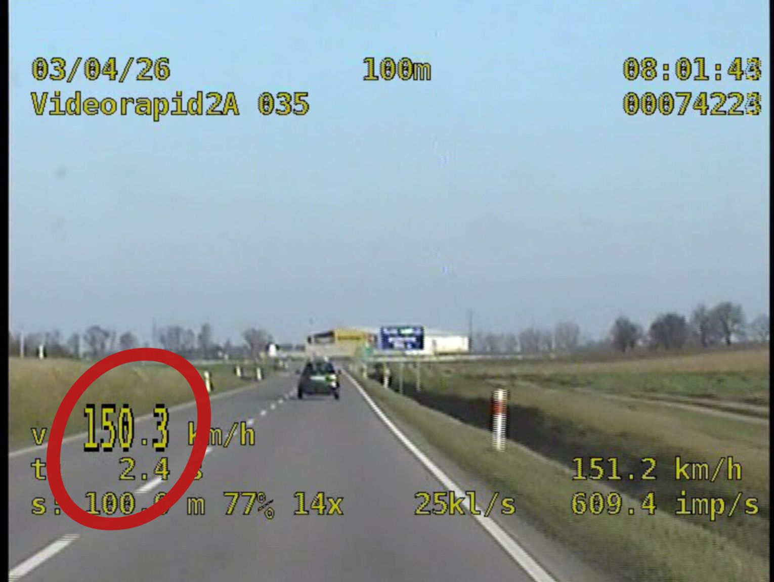 Straciła prawko, bo spieszyła się do pracy. 45-latka jechała z prędkością 150 km/h