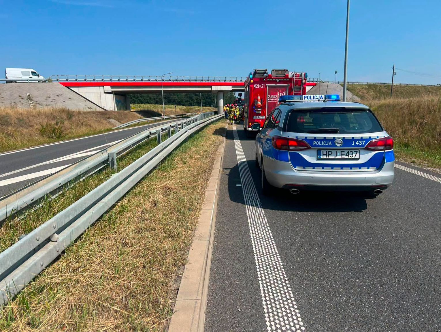 Zderzenie motocyklisty z ciężarówką na obwodnicy. Są utrudnienia w ruchu