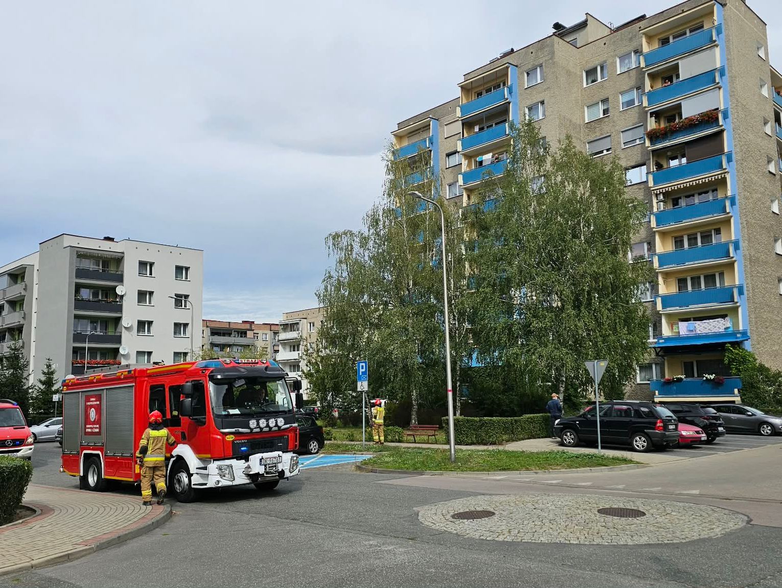 Zgłoszenie dotyczące zapachu siarki na osiedlu Powstańców Śląskich. Interweniowali strażacy