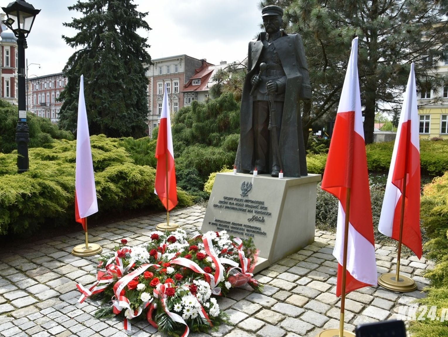 Złożą kwiaty pod pomnikiem Piłsudskiego. Kędzierzyn-Koźle uczci 3 Maja