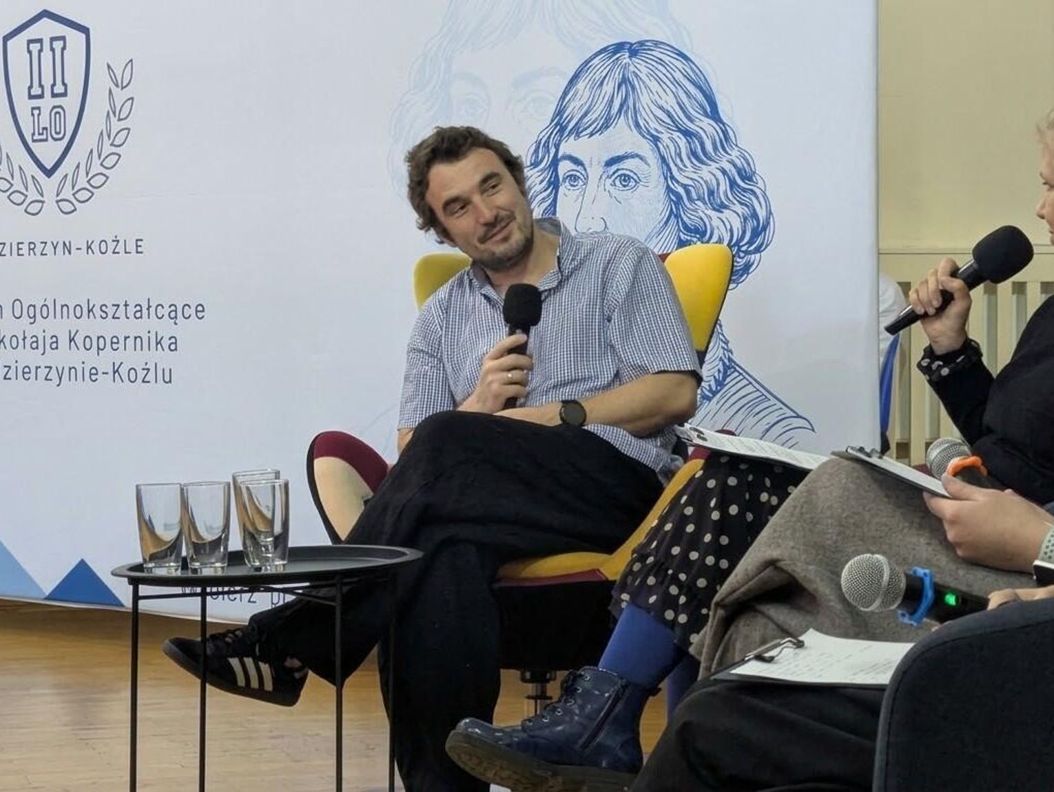 Znany reżyser wrócił do swojej szkoły. Paweł Maślona spotkał się z uczniami II LO