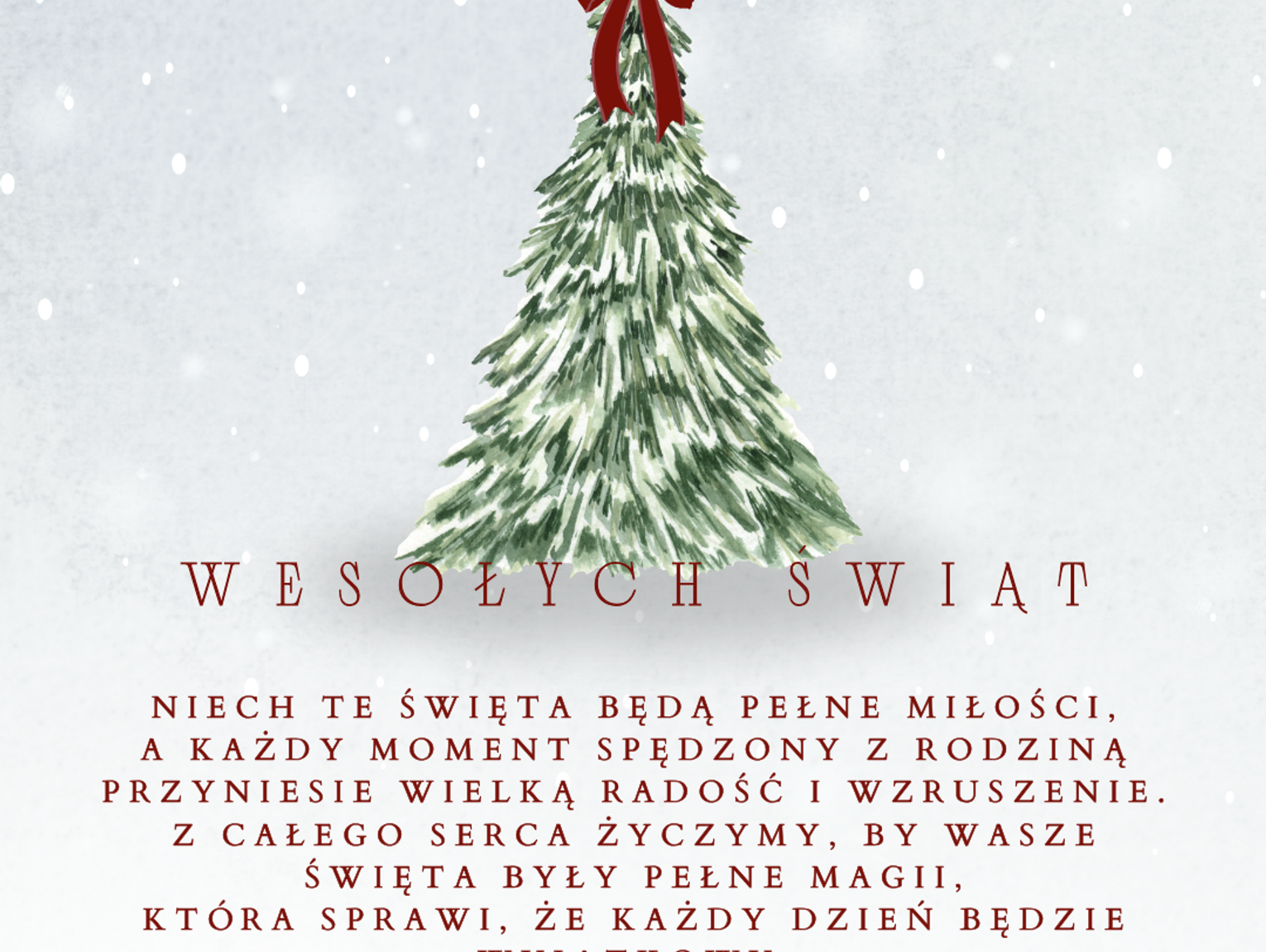 Życzenia bożonarodzeniowe i noworoczne firmy Stomatologia Cybulscy dla Czytelników KK24.pl