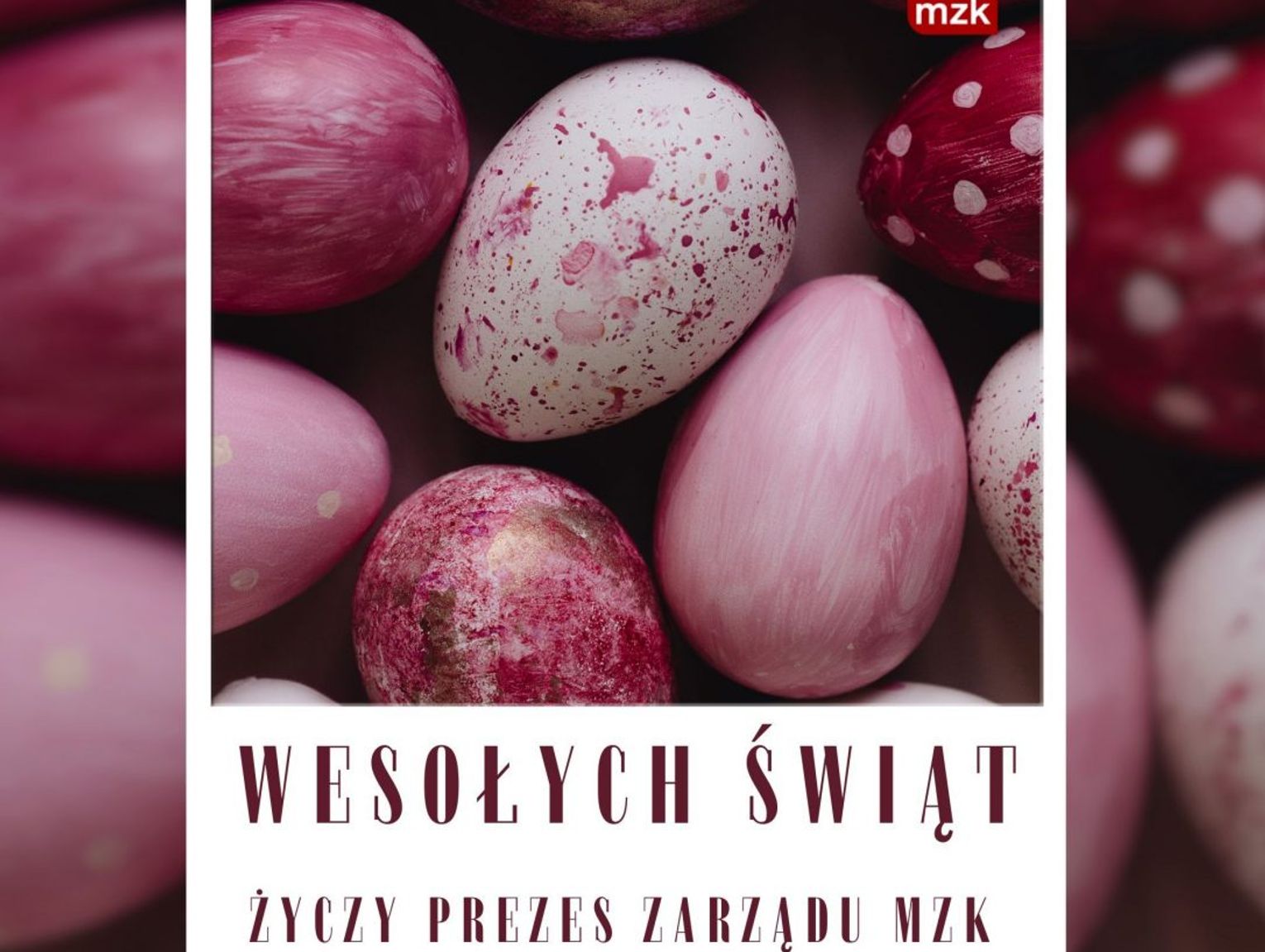 Życzenia wielkanocne MZK Kędzierzyn-Koźle dla Czytelników KK24.pl