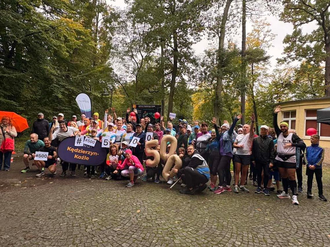 500. edycja parkrunu w Kędzierzynie-Koźlu. Biegacze świętowali wyjątkowy jubileusz