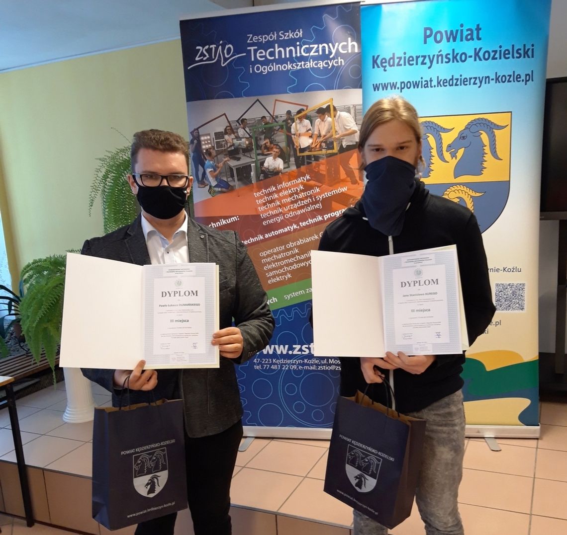 Absolwenci ZSTiO zajęli trzecie miejsce na ogólnopolskim konkursie. Dziś studiują na Politechnice Śląskiej