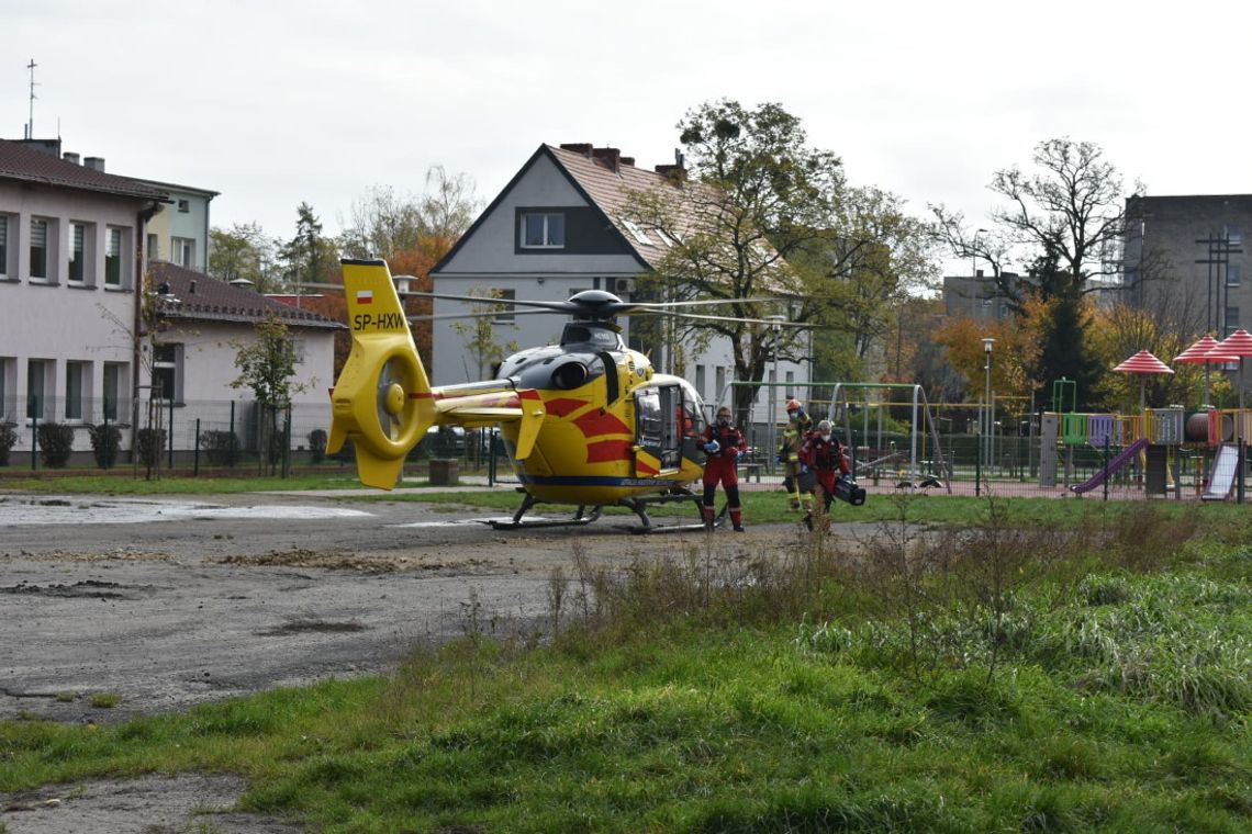 Akcja ratownicza na Pogorzelcu. Lądował śmigłowiec Lotniczego Pogotowia Ratunkowego