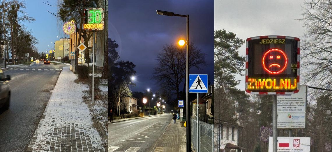 Aktywne przejście dla pieszych na ulicy Broniewskiego już działa. Ostrzega i mierzy prędkość pojazdów