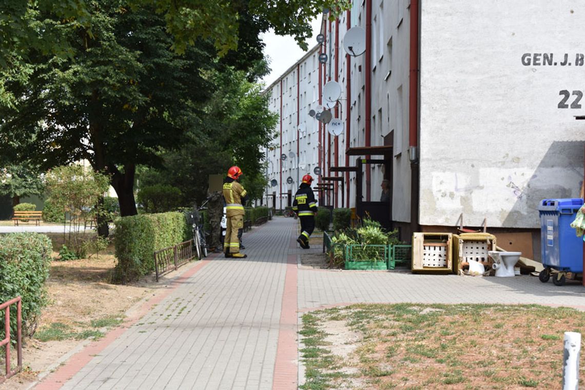 Alarm fałszywy w dobrej wierze. Służby ratunkowe weszły do mieszkania przy Bema