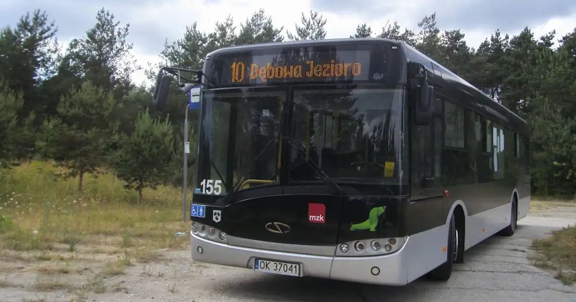 Autobusy MZK dowiozą na Dębową. Od soboty wchodzi w życie wakacyjny rozkład jazdy