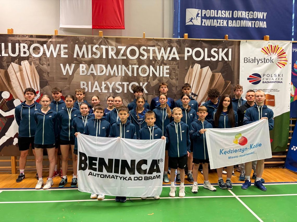 Badmintoniści klubu Beninca UKS Feniks wywalczyli cztery medale na Klubowych Mistrzostwach Polski