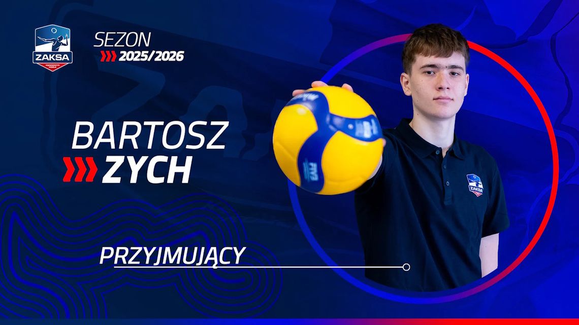 Bartosz Zych zawodnikiem ZAKSY Kędzierzyn-Koźle. To młodzieżowy reprezentant Polski