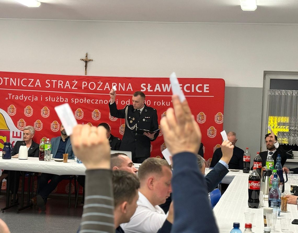 Bez zmian w OSP Sławięcice. Strażacy wybrali zarząd na kolejną kadencję