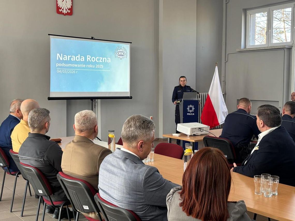 Bezpieczeństwo pod lupą. Policjanci z Kędzierzyna-Koźla podsumowali 2025 rok