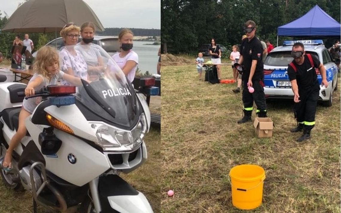 Bezpieczny wypoczynek nad wodą. Podczas zawodów wędkarskich policjanci edukowali najmłodszych