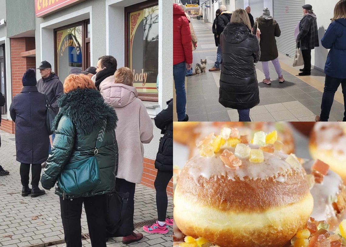 Coroczne pączkowe szaleństwo rozpoczęte, jak zwykle ulubione cukiernie były już od rana oblegane. Tego dnia nikt nie liczy kalorii